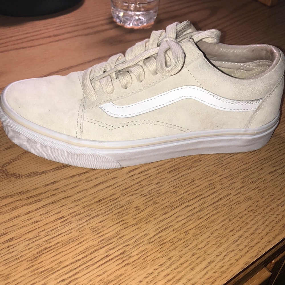 NEW Vans cream color